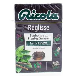 RICOLA Bonbons aux plantes Suisses Réglisse 50g
