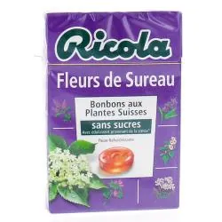 RICOLA Bonbons aux plantes suisses goût fleurs de sureau 50g
