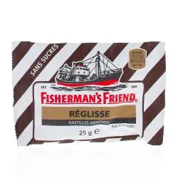 FISHERMAN'S FRIEND Réglisse pastilles menthol sans sucres 25g