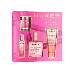 NUXE Coffret La Fête en rose - Huile Prodigieuse Florale 100ml Noël 2025