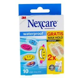 NEXCARE Pansements waterproof smiley x10