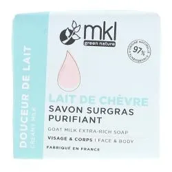 MKL Savon lait de Chèvre Bio Douceur de Lait 100g