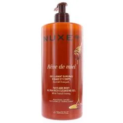 NUXE Rêve de miel gel lavant surgras visage corps flacon pompe 750ml