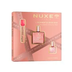 NUXE Coffret L'Infiniment Glow en Rose - Huile Prodigieuse OR Florale 50ml Noël 2025