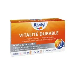 ALVITYL Vitalité Durable Energie physique et mentale - Aide au bon fonctionnement du foie 28 jours