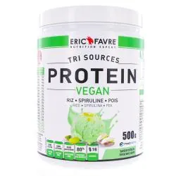 ERIC FAVRE Tri Sources - Protéine végan saveur pistache 500gr