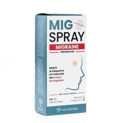NATURVEDA Mig spray spray nasal prévention migraine 15ml
