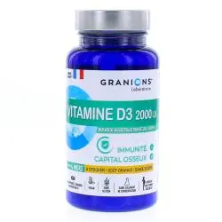 GRANIONS Immunité & Energie - Vitamine D3 2000ui 30 comprimés à croquer