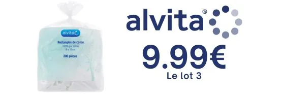 ALVITA 9.99€ les 3 produits*