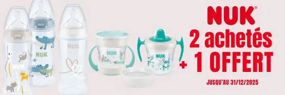 NUK 3 achetés = 2 payés !*