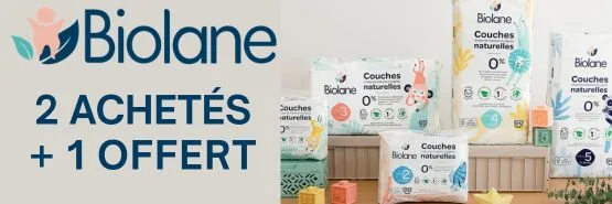 BIOLANE Couche 3 achetés = 2 payés