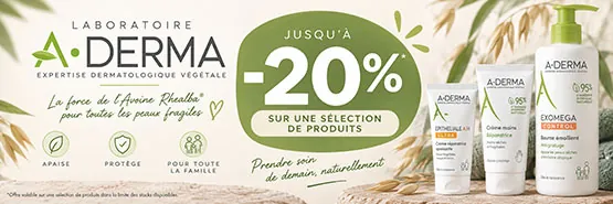 ADERMA jusqu'à -20%*